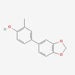 2-Methyl-4-(3,4-methylenedioxyphenyl)phenol, 95%