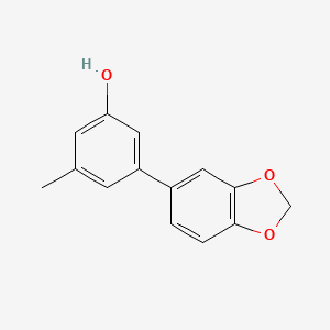 3-Methyl-5-(3,4-methylenedioxyphenyl)phenol, 95%