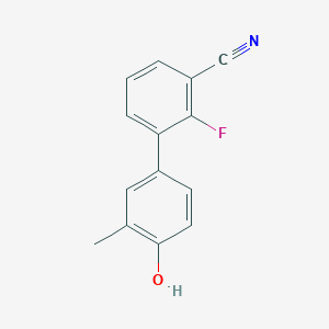 4-(3-Cyano-2-fluorophenyl)-2-methylphenol, 95%