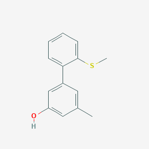 3-Methyl-5-(2-methylthiophenyl)phenol, 95%