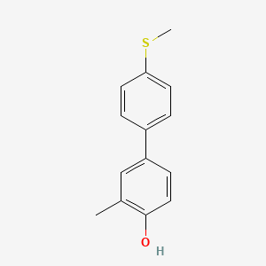 2-Methyl-4-(4-methylthiophenyl)phenol, 95%