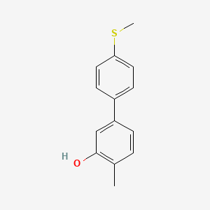 2-Methyl-5-(4-methylthiophenyl)phenol, 95%