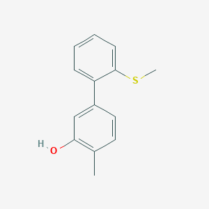 2-Methyl-5-(2-methylthiophenyl)phenol, 95%