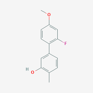 5-(2-Fluoro-4-methoxyphenyl)-2-methylphenol, 95%