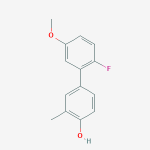 4-(2-Fluoro-5-methoxyphenyl)-2-methylphenol, 95%