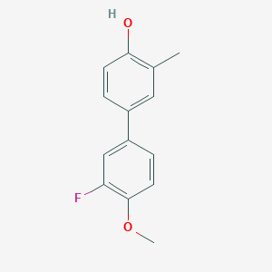 4-(3-Fluoro-4-methoxyphenyl)-2-methylphenol, 95%