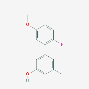 5-(2-Fluoro-5-methoxyphenyl)-3-methylphenol, 95%