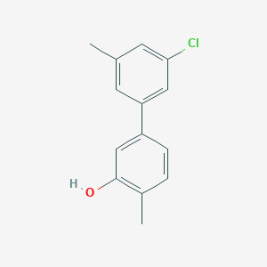 5-(3-Chloro-5-methylphenyl)-2-methylphenol, 95%