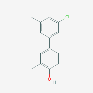 4-(3-Chloro-5-methylphenyl)-2-methylphenol, 95%