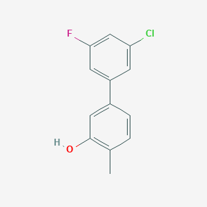 5-(3-Chloro-5-fluorophenyl)-2-methylphenol, 95%