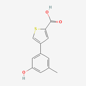 5-(2-Carboxythiophene-4-yl)-3-methylphenol, 95%