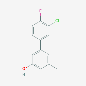 5-(3-Chloro-4-fluorophenyl)-3-methylphenol, 95%