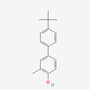 molecular formula C17H20O B6371757 2-Methyl-4-(4-t-butylphenyl)phenol, 95% CAS No. 1261911-17-4