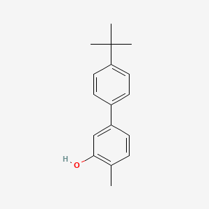 molecular formula C17H20O B6371778 2-Methyl-5-(4-t-butylphenyl)phenol, 95% CAS No. 1261911-25-4