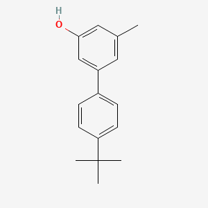 molecular formula C17H20O B6371813 3-Methyl-5-(4-t-butylphenyl)phenol, 95% CAS No. 1261967-85-4