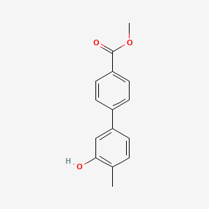 5-(4-Methoxycarbonylphenyl)-2-methylphenol, 95%