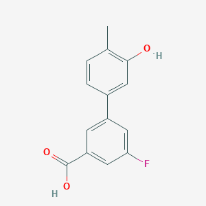 5-(3-Carboxy-5-fluorophenyl)-2-methylphenol, 95%