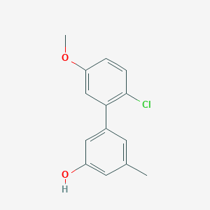 5-(2-Chloro-5-methoxyphenyl)-3-methylphenol, 95%