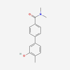 5-[4-(N,N-Dimethylaminocarbonyl)phenyl]-2-methylphenol, 95%