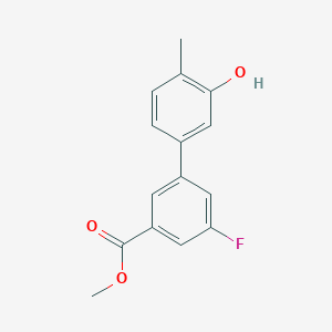 5-(3-Fluoro-5-methoxycarbonylphenyl)-2-methylphenol, 95%