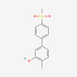 2-Methyl-5-(4-methylsulfonylphenyl)phenol, 95%