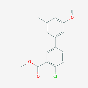 5-(4-Chloro-3-methoxycarbonylphenyl)-3-methylphenol, 95%