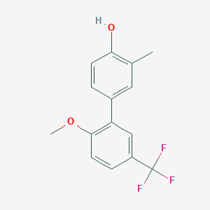 4-(2-Methoxy-5-trifluoromethylphenyl)-2-methylphenol, 95%