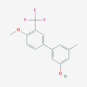 5-(4-Methoxy-3-trifluoromethylphenyl)-3-methylphenol, 95%