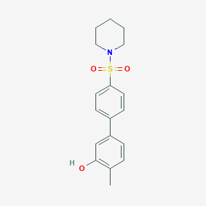 2-Methyl-5-[4-(piperidin-1-ylsulfonyl)phenyl]phenol, 95%