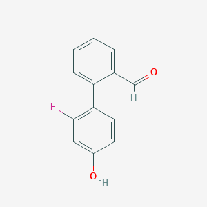 3-Fluoro-4-(2-formylphenyl)phenol, 95%