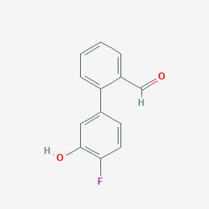 2-Fluoro-5-(2-formylphenyl)phenol