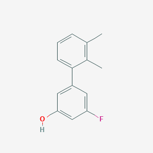 molecular formula C14H13FO B6372992 5-(2,3-Dimethylphenyl)-3-fluorophenol, 95% CAS No. 1261988-24-2