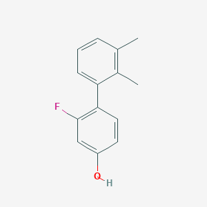 molecular formula C14H13FO B6373007 4-(2,3-Dimethylphenyl)-3-fluorophenol, 95% CAS No. 1261997-24-3