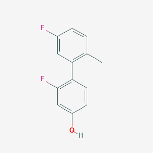 3-Fluoro-4-(5-fluoro-2-methylphenyl)phenol, 95%