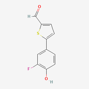 4-(5-Formylthiophen-2-yl)-2-fluorophenol, 95%