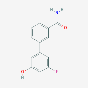 5-(3-Aminocarbonylphenyl)-3-fluorophenol, 95%