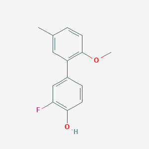 2-Fluoro-4-(2-methoxy-5-methylphenyl)phenol, 95%