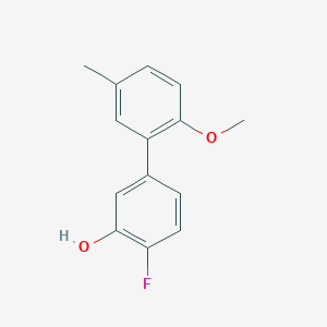 2-Fluoro-5-(2-methoxy-5-methylphenyl)phenol, 95%
