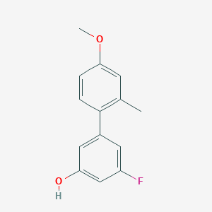 3-Fluoro-5-(4-methoxy-2-methylphenyl)phenol, 95%