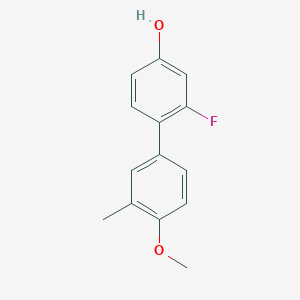 3-Fluoro-4-(4-methoxy-3-methylphenyl)phenol, 95%