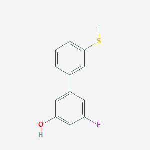 3-Fluoro-5-(3-methylthiophenyl)phenol, 95%