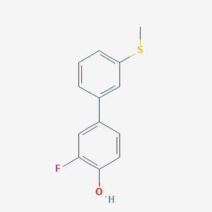 2-Fluoro-4-(3-methylthiophenyl)phenol, 95%