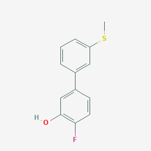 2-Fluoro-5-(3-methylthiophenyl)phenol, 95%