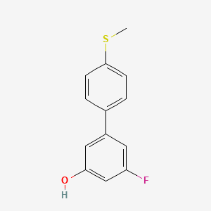 3-Fluoro-5-(4-methylthiophenyl)phenol, 95%