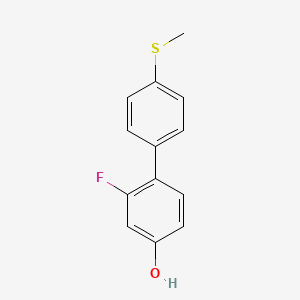 3-Fluoro-4-(4-methylthiophenyl)phenol, 95%