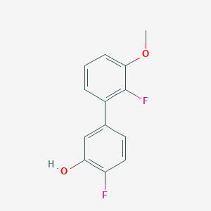 2-Fluoro-5-(2-fluoro-3-methoxyphenyl)phenol, 95%