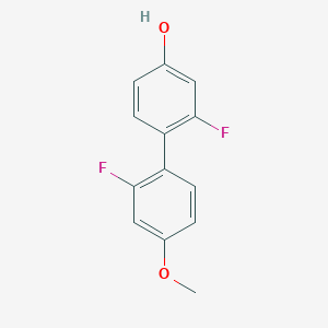 3-Fluoro-4-(2-fluoro-4-methoxyphenyl)phenol, 95%