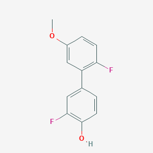 2-Fluoro-4-(2-fluoro-5-methoxyphenyl)phenol, 95%