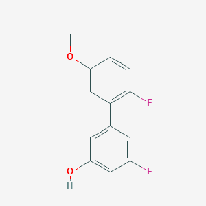 3-Fluoro-5-(2-fluoro-5-methoxyphenyl)phenol, 95%