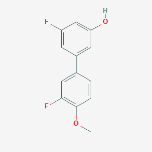 3-Fluoro-5-(3-fluoro-4-methoxyphenyl)phenol, 95%